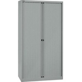 BISLEY Rollladenschrank silber 4 Fachböden 100,0 x 43,0 x 198,0 cm