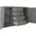 roe furniture Kommode mit 4 Schubladen 2 Schränke 120cm Klamotenschrank Sideboard Anrichte hol