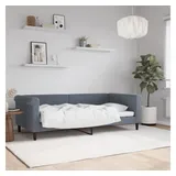 vidaXL Tagesbett Dunkelgrau 90x190 cm Samt