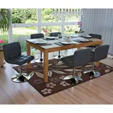 MCW Esszimmerstuhl Cadiz Kunstleder grau 6er Set