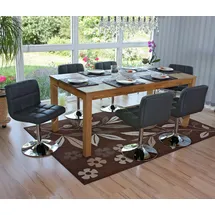 MCW Esszimmerstuhl Cadiz Kunstleder grau 6er Set