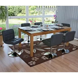 MCW Esszimmerstuhl Cadiz Kunstleder grau 6er Set
