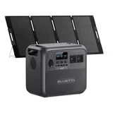 BLUETTI Stromerzeuger AC180 1800W/1152Wh Tragbarer Power Generator mit MP200 Solarpanel, 1,80 in kW, (LiFePO4 Batterie mit AC (220–224 V) und DC-Ausgang), PD 100W,für Camping, Reise, Stromausfall