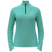 Odlo Damen Laufoberteil mit Reißverschluss ESSENTIAL CERAMIWARM, polynya, M