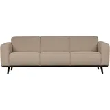 Woood 3-Sitzer Statement, frei im Raum stellbar, H 77 cm x B 230 cm beige|braun