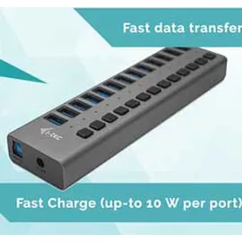 iTEC i-tec USB 3.0 Charging HUB 13 port + Power Adapter 60 W