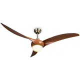 Klarstein Monteverde 132 cm Deckenventilator Nussbaum