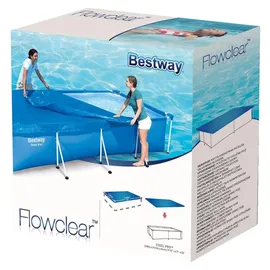BESTWAY Flowclear Abdeckplane für Frame Pool 300 x 201 cm 58106