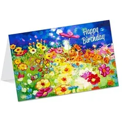 LUMA Geburtstagskarte Happy Birthday DIN B6