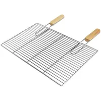 ECD Germany Grillrost 54 x 34 cm Edelstahl grau