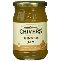 Chivers Ginger Jam 6 x 340 g, authentische englische Konfitüre für Ingwer Liebhaber, Ideal zum Frühstück, aufs Brötchen, 6er Pack