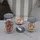 Ritzenhoff & Breker 6tlg Set Boho Vorratsdosen Anthrazit aus Glas & Kunststoff