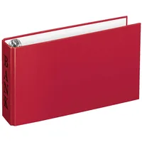 Veloflex Bankringbuch 2-Ringe rot 4,5 cm DIN A6 quer, 1 St.