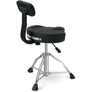 XDrum BeatSeat Drumhocker Sattel Pneumatic mit Lehne