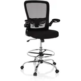 HJH Office Vendo Work Netzstoff Schwarz