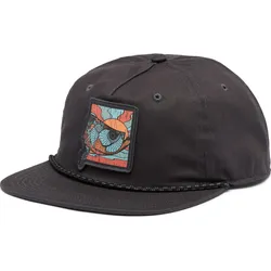 Columbia PFG Back Tack Snap Back shark, sunset fish graphic (012) O/S