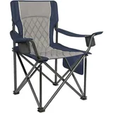 HOMECALL Campingstuhl Übergroßer Klappstuhl Blau