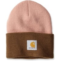 CARHARTT Knit Cuffed Tow-Tone Beanie cameo brown