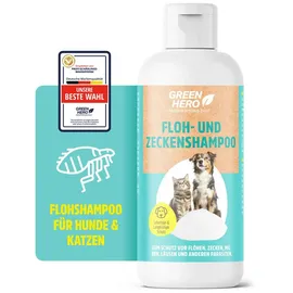 GreenHero Green Hero Floh- und Zeckenshampoo für Hunde und Katzen