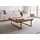 MASSIVMOEBEL24.DE Couchtisch Eiche natur geölt 90 x 90 x 35 cm