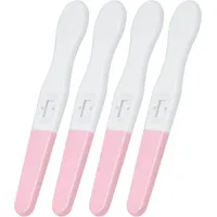 EUROPAPA Schwangerschaftstest Frühschwangerschaftstest Über 99% Genauigkeit, 4-tlg., hCG Selbsttest, 25 mlU/ml Sensitivität, Schnellerkennung in 5 Minuten rosa