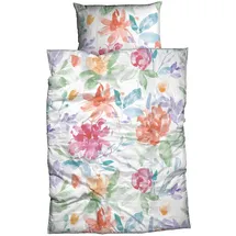 Traumschlaf Florina Blumen Multicolor 135 x 200 cm + 80 x 80 cm