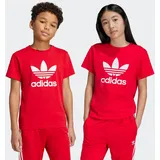 Adidas Trefoil Kurzarm-T-Shirt Better Scarlet / Better Scarlet 164