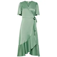 Y.A.S YASTHEA 2/4 MIDI WRAP Dress S. NOOS