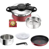 Tefal Ingenio All-In-One Kochgeschirr 8 p, Kochtopf, Antihaftpfanne, Edelstahltopf, Dampfkorb, Deckel