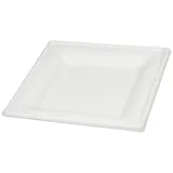 Wisefood Einwegteller quadratisch 16 cm weiß 50er Set