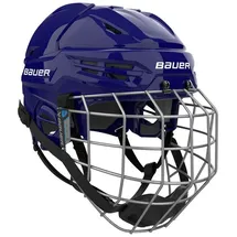 Bauer Helm Bauer Combo (mit Gitter) RE-AKT 55 Navy S