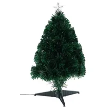homestyling Dekorativer Weihnachtsbaum mit Lichtfasern 60 cm