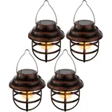 ETC Shop Led Solar Pendellaterne 4er Set