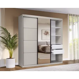 OTTO home Schiebetürenschrank Tonara 200 x 216 x 59 cm Beige