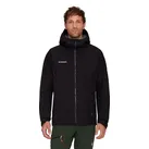 Mammut Ganzjahres-Wanderjacke Crater IV Hardshell Hooded (3-Lagen, wasserdicht, strapazierfähig) schwarz Herren
