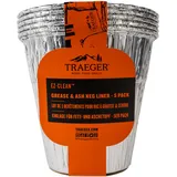 Traeger Einlage für Fett- und Aschebehälter 5 Stück Aluminium grau