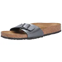 Birkenstock Madrid Birko-Flor schmal schwarz metallic 40