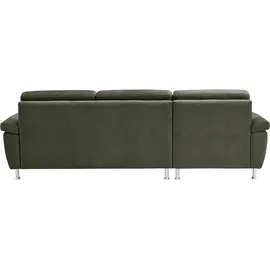 CALIZZA INTERIORS »Onyx L-Form«, Recamiere links oder rechts, wahlweise mit Bettfunktion, Breite 270 cm