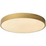 LUCIDE UNAR - Deckenleuchte - Ø 49,5 cm - LED Dim. - 1x36W 2700K - 3 StepDim - Mattes Gold/Messing