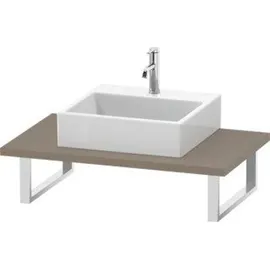Duravit Konsole 1 Ausschnitt 80 x 3 x 55 cm Grau Matt