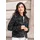 ALBA MODA Kurzblazer Kurzjacke Grün/Schwarz 48