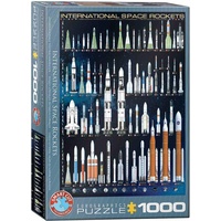 Eurographics 6000-1015 - Internationale Weltraumraketen, 1000 Teile