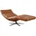 KAWOLA Relaxliege LETICIA Leder 75 x 100 x 200 cm Blau