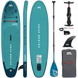 Aqua Marina VAPOR SUP Board Stand Up Paddle aufblasbar CARBON PADDLE GRÜN|dunkelblau|WEISS 315 cm