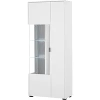 INOSIGN Vitrine »Hudson, Stauraumvitrine«, in moderner Trendfarbe, Griffe aus