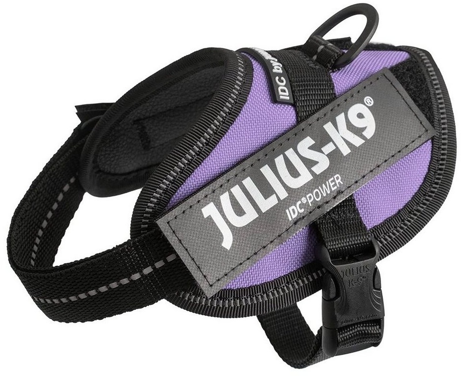 Julius-K9 Hunde-Geschirr IDC Powergeschirr lila Größe: Baby 2 / XS-S / Maße: 33-45 cm