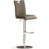 MCA Furniture Barhocker Leder ¦ braun , Maße cm B: 42 H: 91 T: 50