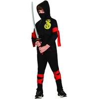 Rubies 's – Kostüm Ninja für Kinder, schwarz (12109) M