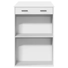 vidaXL Bartisch 102 x 70 x 103,5 cm Weiß