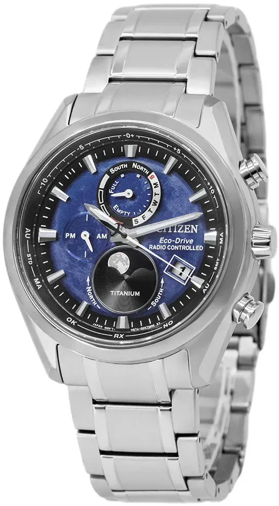Citizen BY1010-81L Radio-controlled Moon Phase Eco-Drive